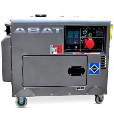 Generator diesel ABAT 7500AD - 6 kVA, monofazat, pornire electrica si automatizare inclusa